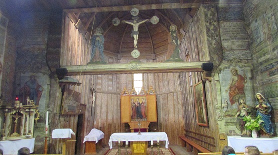 drevený kostolík v Hervartove