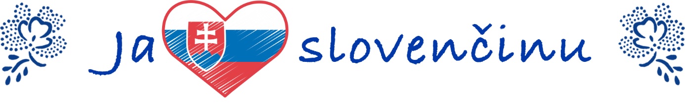 Ja ľúbim slovenčinu - logo