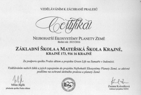 Partnerský certifikát